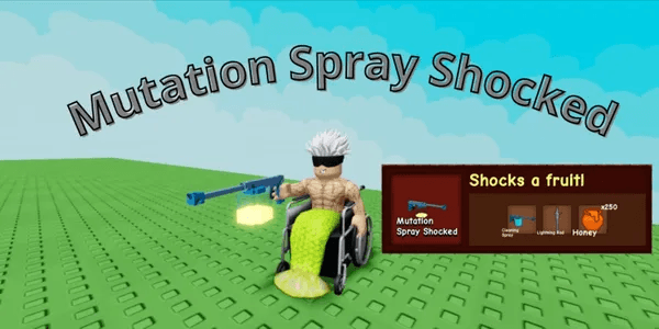 Mutation Spray Shocked - Grow A Garden