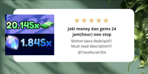 24-hour non-stop money and gems boosting service