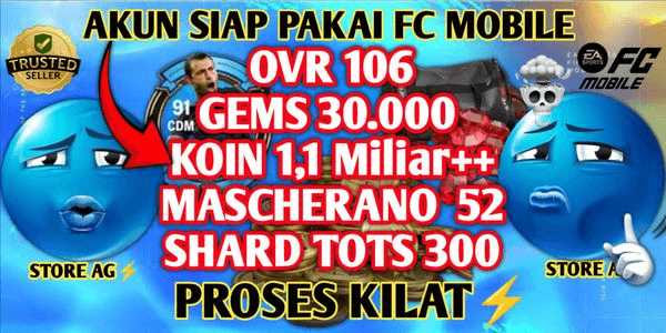 Gambar Product FC MOBILE ACCOUNT READY TO USE