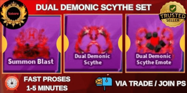 Gambar Product Dual Demonic Scythe set