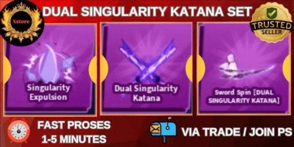 Gambar Product Dual Singularity Katana set