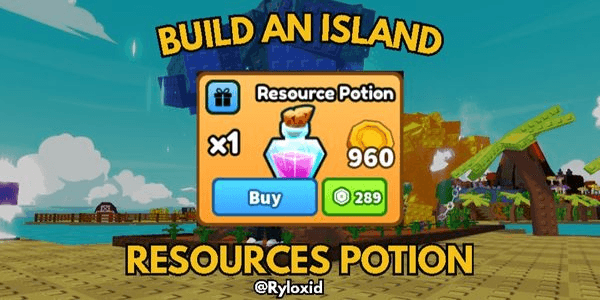 Gambar Product BUILD AN ISLAND - RESOURCES POTION