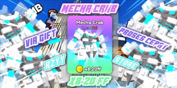 Gambar Product "Climb And Jump Tower - Mecha Crab (x8.20ff)"