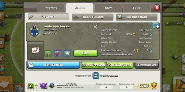Gambar Product Clan Lv 7 Nick Keren