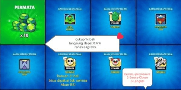 Gambar Product BS REDEEM CODE LIMITED | NOT A GAME ACCOUNT