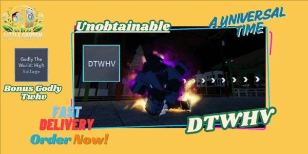 Gambar Product Unobtainable Skin DTWHV Bonus Godly TWHV | A Universal Time