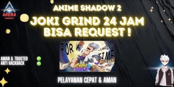 Gambar Product Joki Grind 24 Hours - Anime Shadow 2