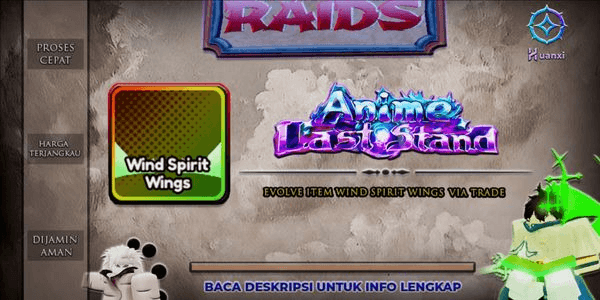 Gambar Product Wind Spirit Wings