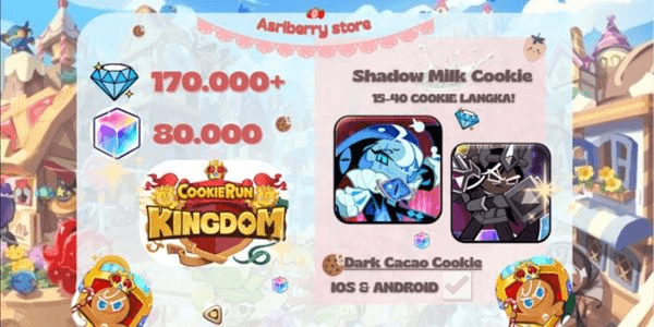 Gambar Product Shadow Milk Cookie CRK Account + Crystal (Dark Cacao Server)