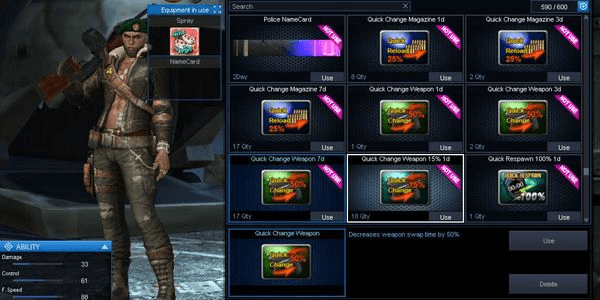Gambar Product  B2 INV SULTAN ALMOST MAX 590/600 QCQR 280D+PERMANENT ACCESSORIES FT POINT 42 MILLION AUG46D+DUAL115D+AWP98D+SG65D+PISTOL142D+MELEE190D+CHAR80D+HV54D+SLOT45D