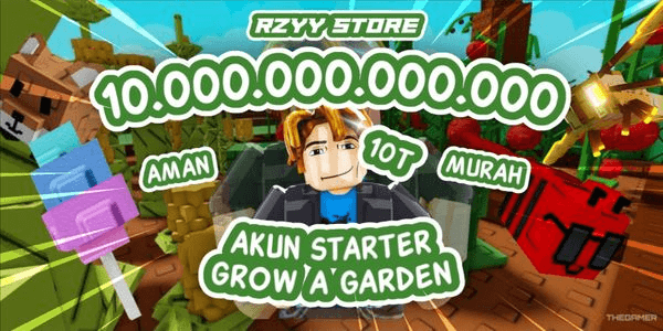 Gambar Product Starter Account 10T Coins - Grow A Garden