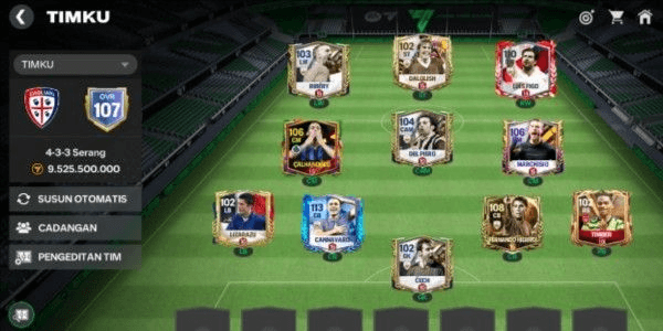 Gambar Product CHEAP MOBILE FC ACCOUNT OVR 107 READY TO USE + GREAT PLAYERS‼️#2