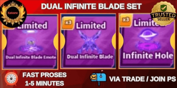 Gambar Product Dual Infinite Blade set
