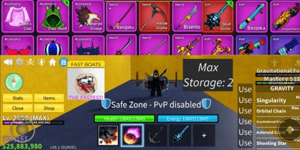 Gambar Product Akun Blox Fruit (Level Max)