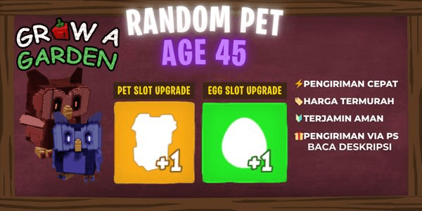 Gambar Product Random Pet Age 45 - Grow A Garden