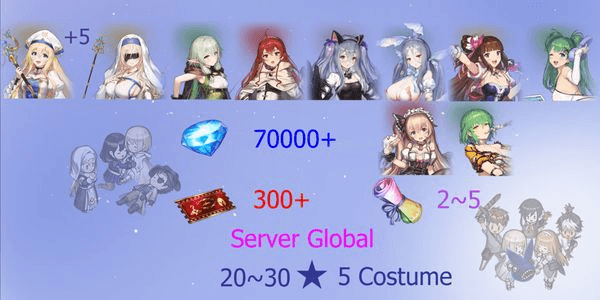 Gambar Product Reroll Account Brown Dust 2 [Global]#3