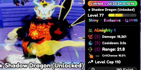 Gambar Product Shiny Shadow Dragon (Unlocked)/Kafka Evo Trait Almighty