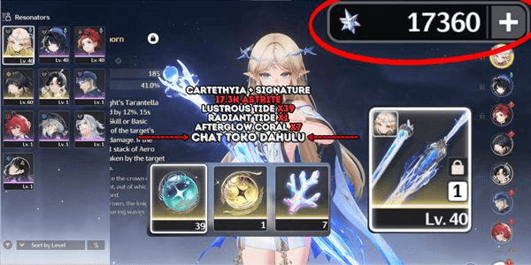 Gambar Product [MUST CHAT FIRST][17.3K ASTRITE] [3SSR] CARTETHYIA SIGNATURE + JIANXIN + CHECK DESC! [SEA] #A10