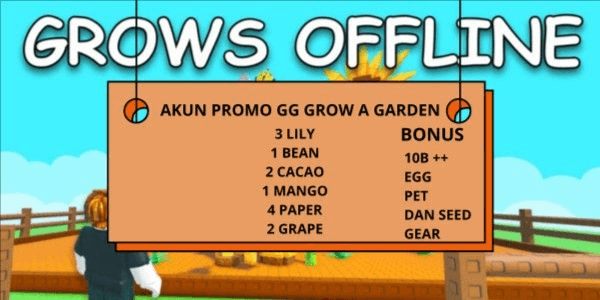 Gambar Product AKUN GG PROMO 3 LILY, 1 BEAN DAN LAINYA GROW A GARDEN BACA DESKRIPSI
