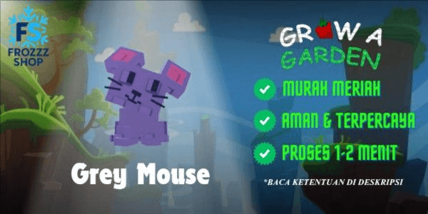 Gambar Product Grey Mouse - Grow A Garden