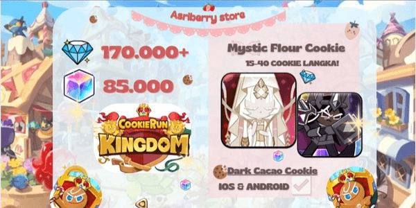 Gambar Product Akun CRK Mystic Flour Cookie+Crystal(Server Dark Choco)