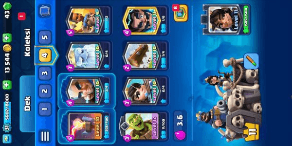 Gambar Product Clash Royale Account - Level 11 King Tower - Cheap Price Only