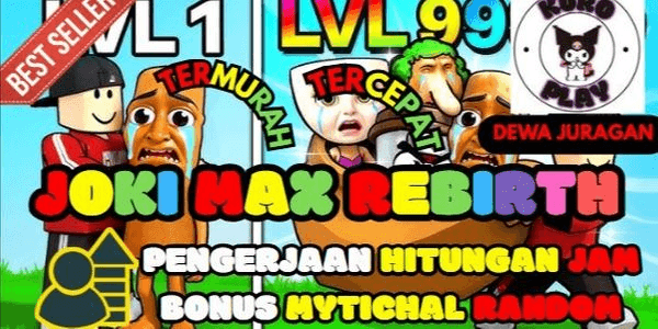 Gambar Product Joki {MAX REBIRTH} | Steal A Brainrot