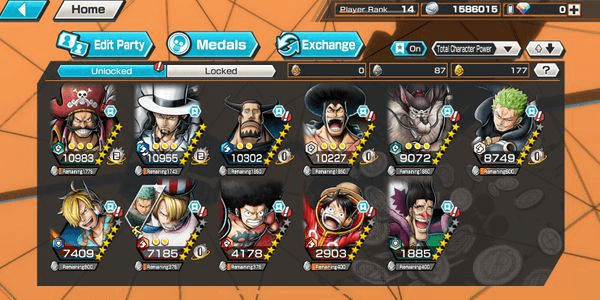 Gambar Product Cheap | 2 Extreme meta max ft BF Meta | Roger max | Lucci Max | Solo fresh | HP and ATK on | Medal GG