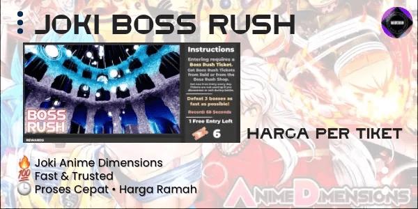 Joki Boss Rush | Anime Dimension Simulator