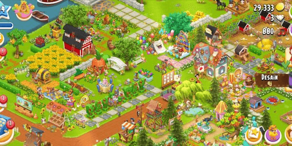 Gambar Product Farm Hay Day Level 44 Barn 455/525 Silo 443/500 Nice & Luxurious Decoration