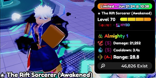 Gambar Product The Rift Sorcerer (Awakened)/Gojo Evo Trait Almighty
