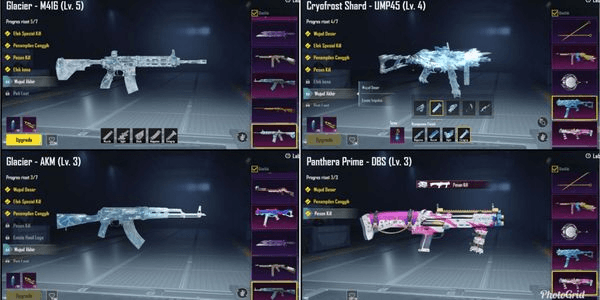 Gambar Product PUBG DISCOUNT TODAY GLACIER LEVEL 5 | X SUIT POSEIDON & ANUKHRA STAR 6 | 19 LAB WEAPONS | ALL DATA CAN BE CHANGED IMMEDIATELY | LEVEL 70
