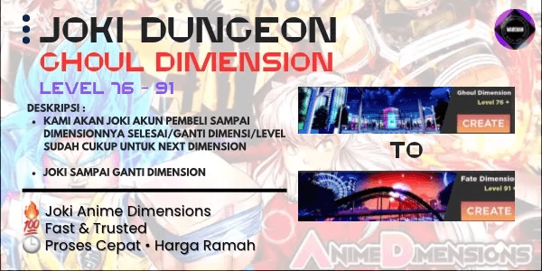 Joki Dungeon | Ghoul Dimension | Anime Dimension Simulator