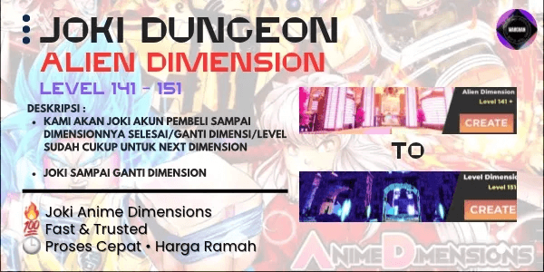 Joki Dungeon | Alien Dimension | Anime Dimension Simulator