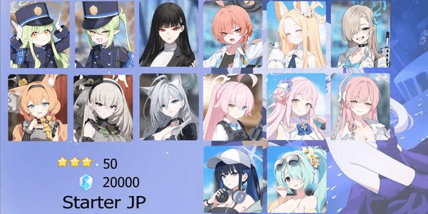 Gambar Product Akun reroll Blue Archive Starter [JP]#3