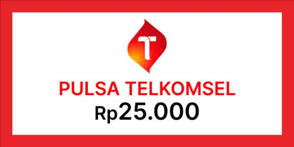 Gambar Product Pulsa 25000