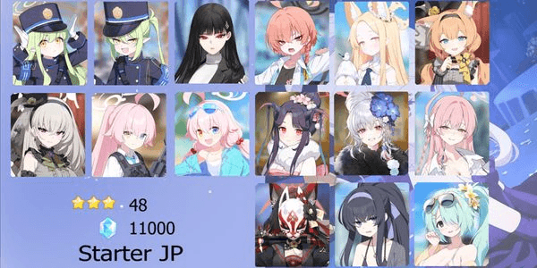 Gambar Product Akun reroll Blue Archive Starter [JP]#2