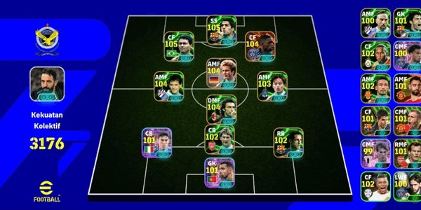 Gambar Product HANDSOME ACCOUNT DEADLY DUET READY TO PUSH DIV FULL DOUBLE BOOST K. RUMME BIGTIME DEMBELE PIRLO FT SUAREZ PIRLO