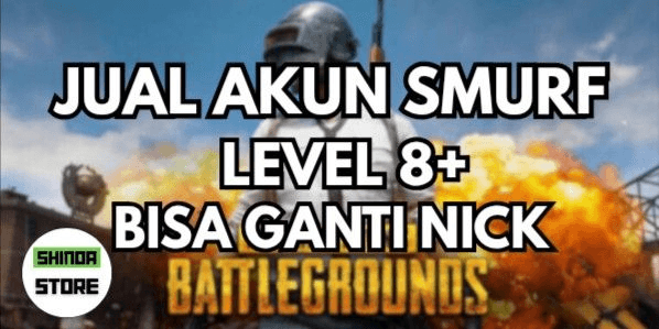 Gambar Product Akun Smurf Polos  PUBG MURAH LVL 8 SIAP RANKED!!