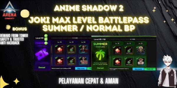 Gambar Product JOKI MAX LEVEL BATTLE PASS - Anime Shadow 2