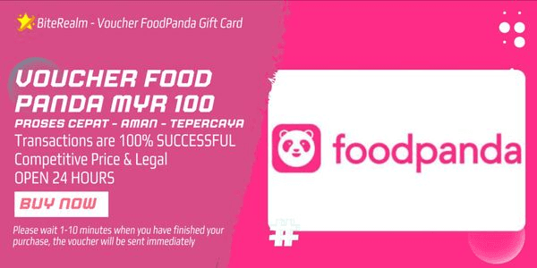 Gambar Product Foodpanda MYR 100