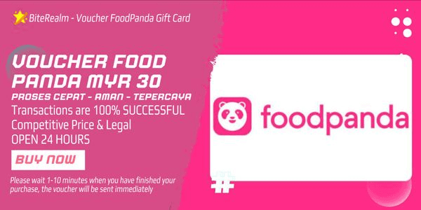 Gambar Product Foodpanda MYR 30