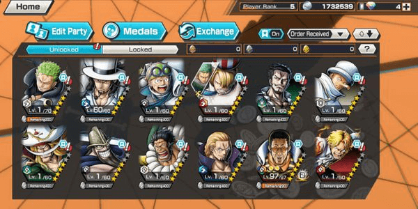 Gambar Product Extreme Character Kizaru Egghead LV 97 BOOST 2 POWER 10K + Extreme Rob Lucci LV 60 + Solo Mode All Mode Fresh + Others OPBR