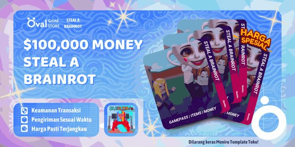 Gambar Product $100,000 Money - Steal A Brainrot
