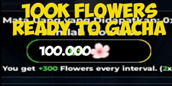 Gambar Product STARTER ACCOUNT 100K FLOWERS - ANIME VANGUARDS