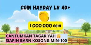 1 Million Coins Min lvl 40+