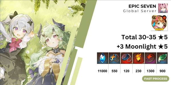 Gambar Product Skystone Epic 7 Seven E7 Platinum Edition Gacha Account