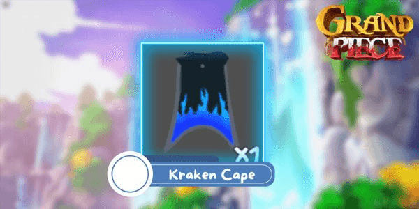 Gambar Product Kraken Cape (Blue) - Grand Piece Online (GPO)