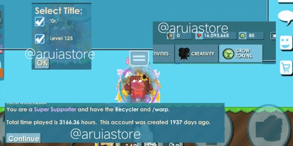 Gambar Product PREMIUM PERSONAL ACCOUNT SPECS GACOR: DR TITLE + BLUE NAME + SUPER SUPPORTER + ANOMALY AURA + 16 M GEMS