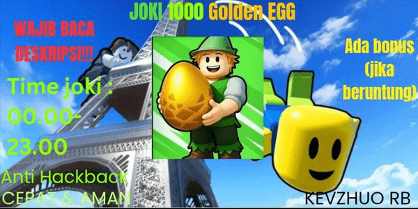 Gambar Product JOKI 1000 GOLDEN EGG (LIMITED EVENT!!!)